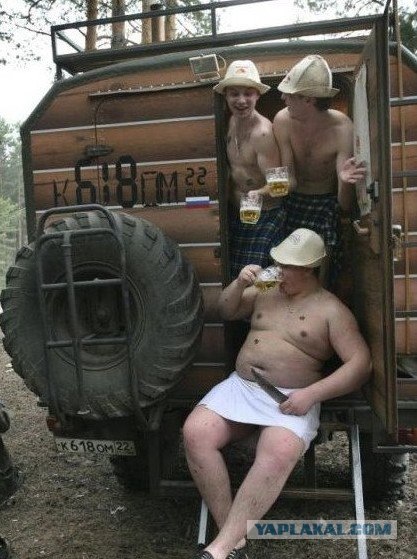 Банька на колесах (6 фото)