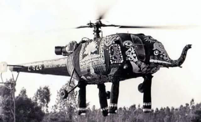 Индийские вертолетчики отлично разбираются в психических атаках!