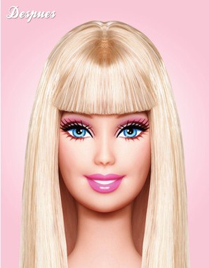 Кукла Барби без макияжа