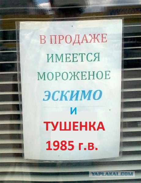 Стратегическое мороженое времен СССР