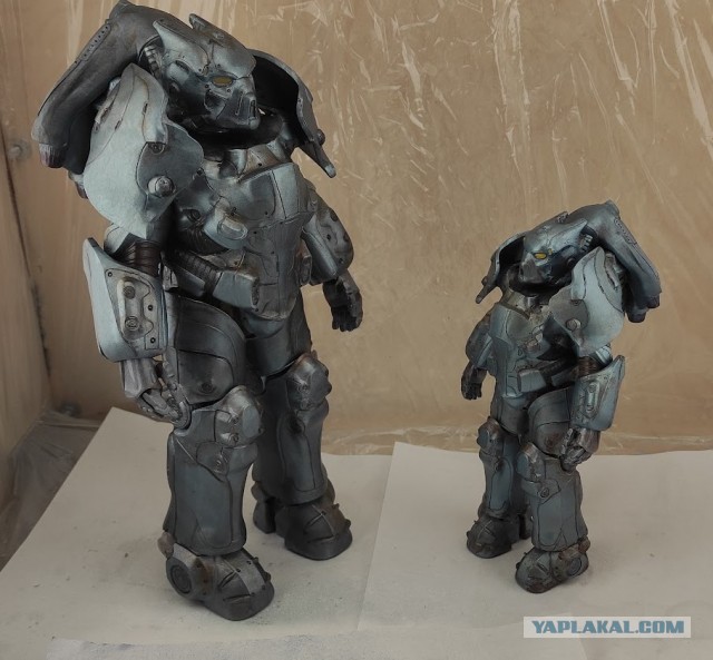 Модельки силовой брони из Fallout 4 и 76