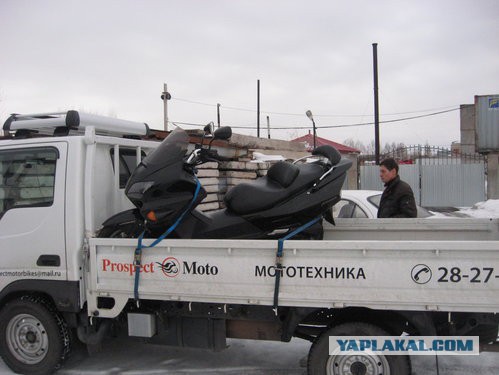 Москва—Сахалин на тягаче МАЗ-5440 (март 2013 года)