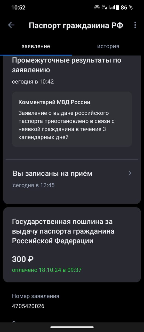 Работа Госуслуг по замене паспорта