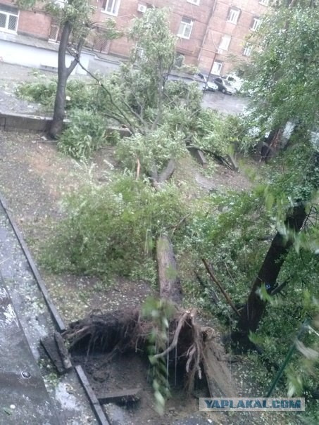 Ночной ураган в Днепропетровске, 24.09.2014.