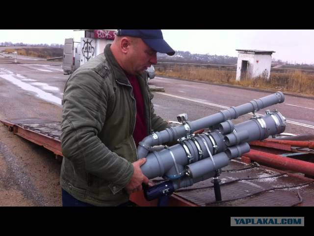 По России24 показали новый боевой лазер, собранный из пластиковых канализационных труб