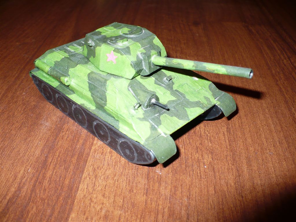 Поделка «Военный танк» из картона своими руками