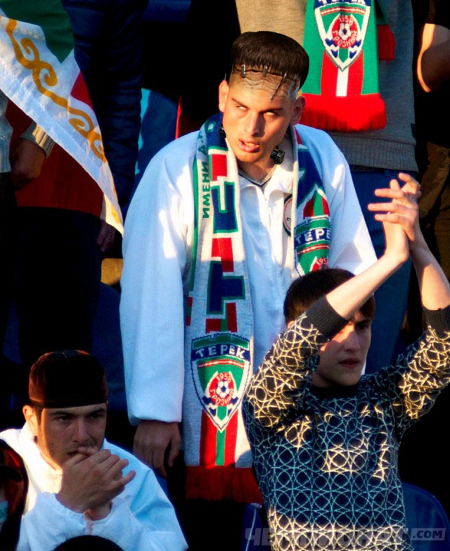 Грозненский фанат ФК "Терек"