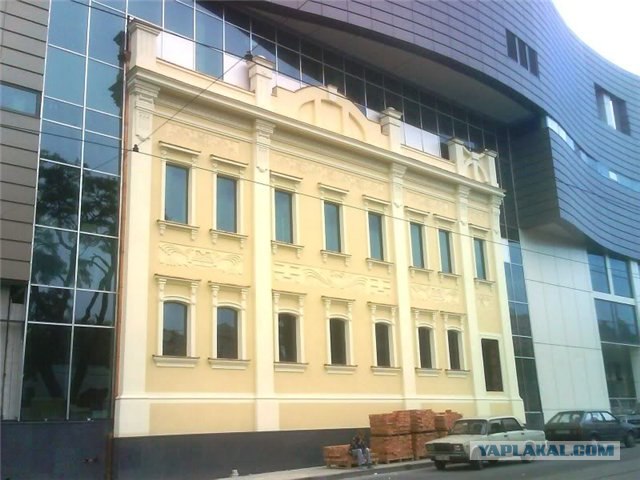 Cохранили исторический фасад...