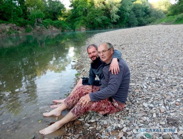 Фотожаба: С кумом на речке