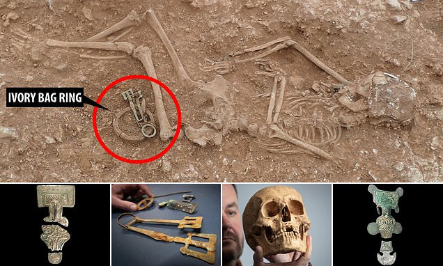 Женщины не меняются. Англо-саксонские погребения возрастом 16 веков. Мумии и скелеты. 45