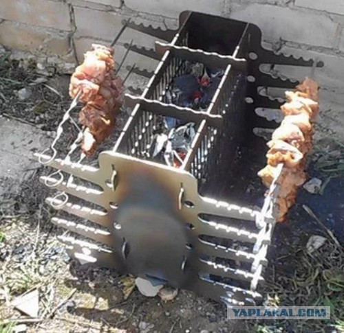 Вертикальный мангал