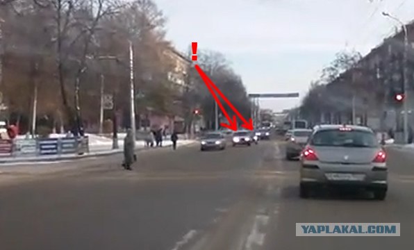 Пенсионерка спровоцировала ДТП