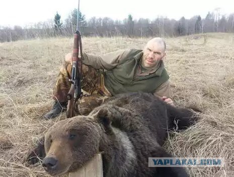 В соцсетях появилось видео жестокого убийства медведя грузовиком "Урал"