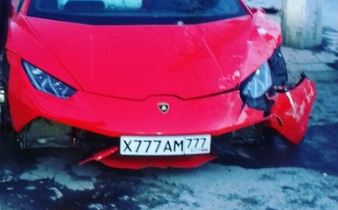 Lamborghini разбилась о Matiz в Симферополе