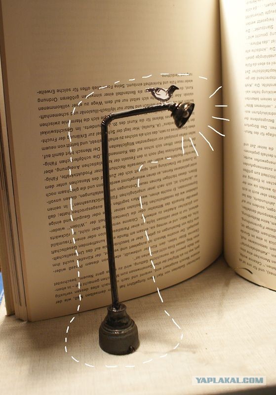 Миниатюрный уличный фонарь