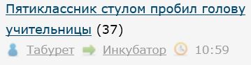 Пятиклассник стулом пробил голову учительницы