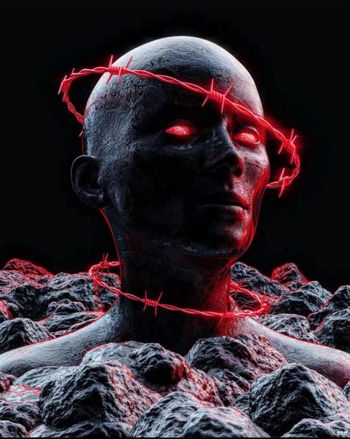 Красное на Чёрном "X" (Икс)
