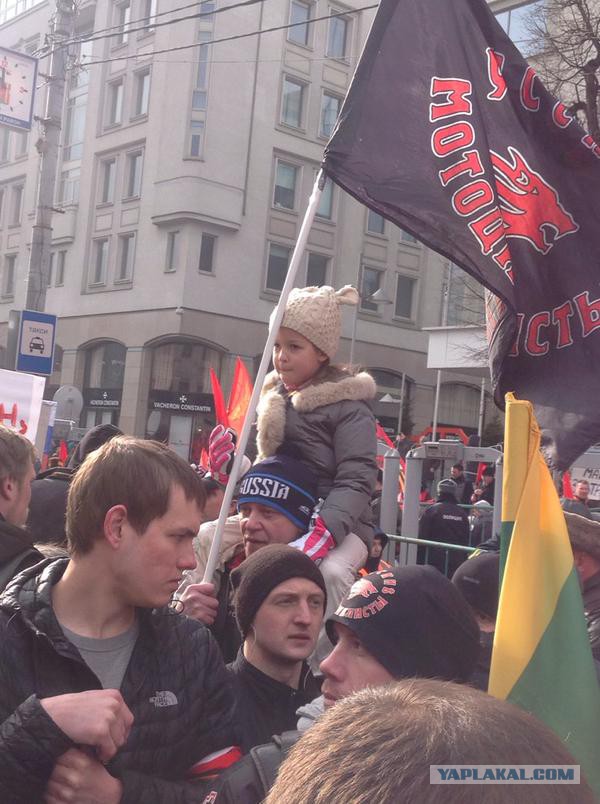 Активисты Антимайдан напали на оппозицию в Москве