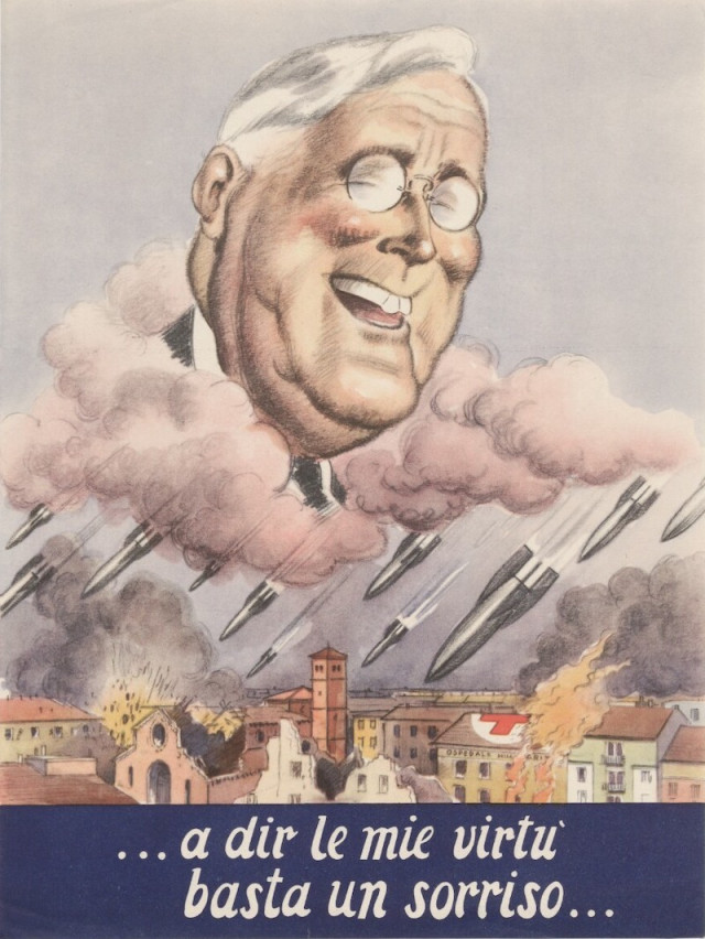 Итальянские пропагандистские плакаты времен Второй мировой войны