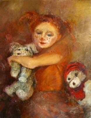 Живопись. Девочки и куклы