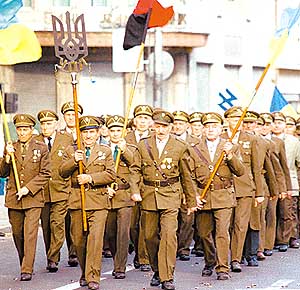 Парад в честь украинских ветеранов ВОВ
