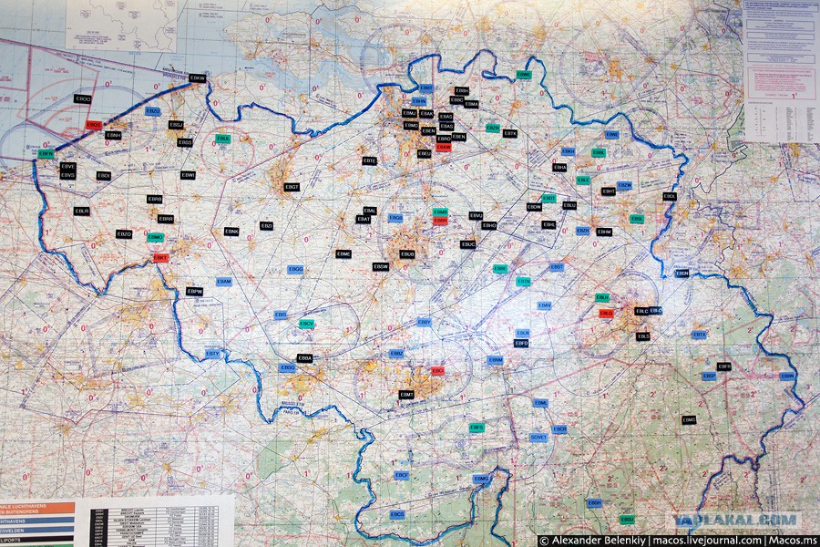 Карта аэродромов малой авиации