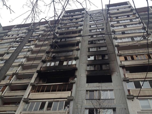 Взрыв на улице Широкая 25