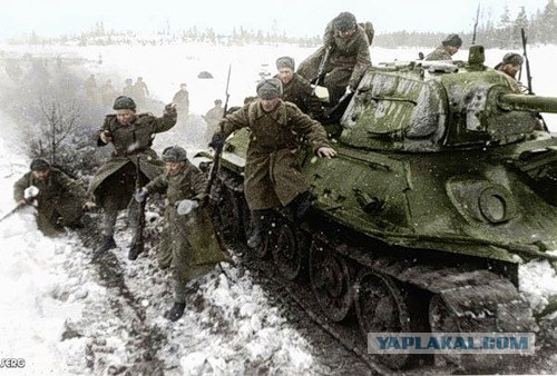 Фотографии второй мировой, многие цветные (фото)