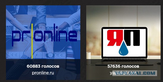 ЯП на Премии Рунета 2018!