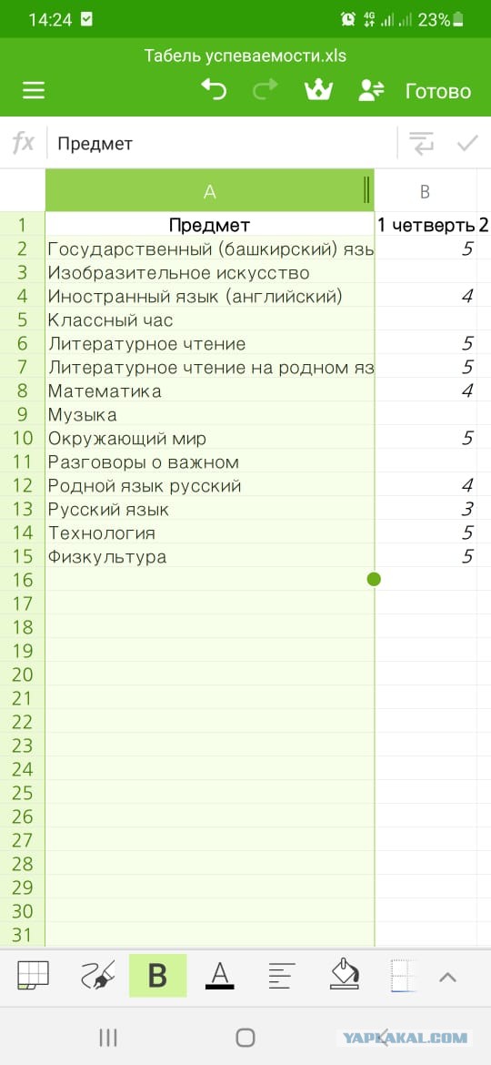 Первый успех