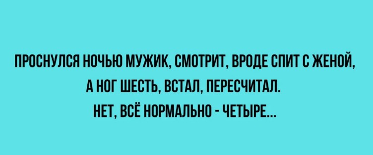 Юмор в буквах за день и шесть ног