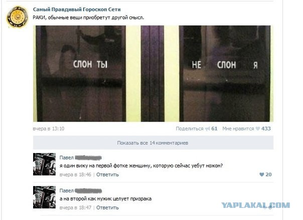 Комментарии и картинки из соц. сетей