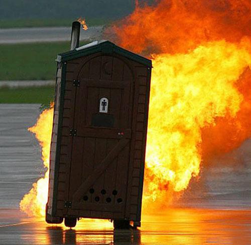 Погадить на скорости