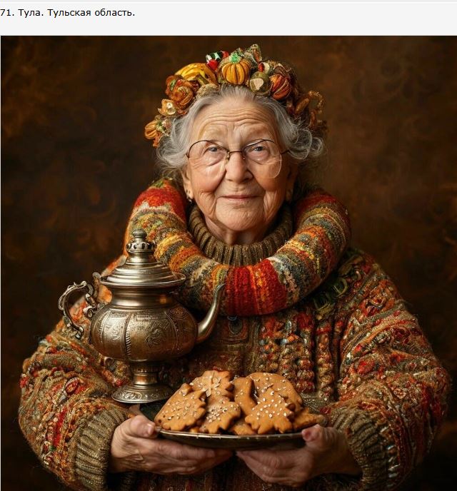 Нейросеть нарисовала столицы регионов России в виде людей.
