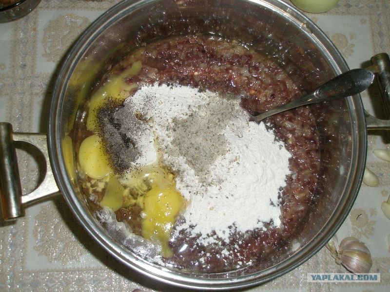 Печеночный торт без мясорубки