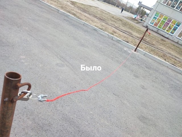 11-летняя девочка каталась на роликах у жилого дома и не заметила натянутый между столбами трос