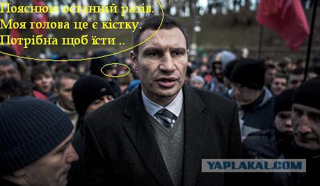 Кличко в Харькове. Через задний проход.