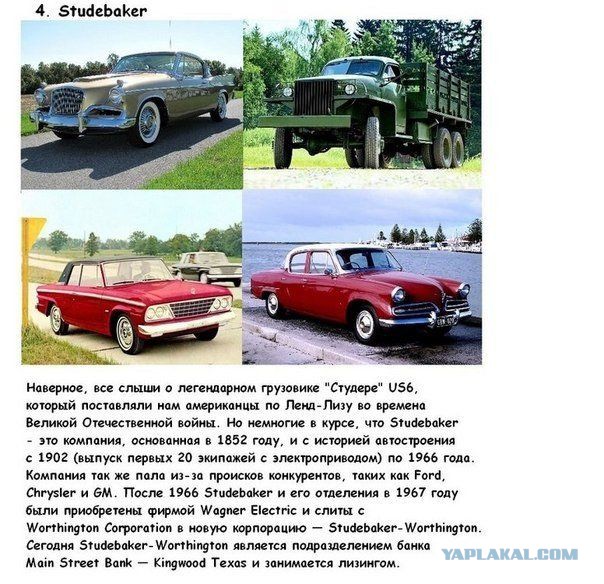 Автокомпании, ушедшие в историю.