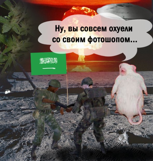 Фотожаба: Американцы на луне!