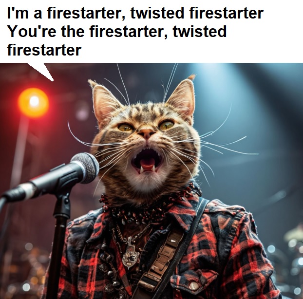 Коты — потенциальные поджигатели