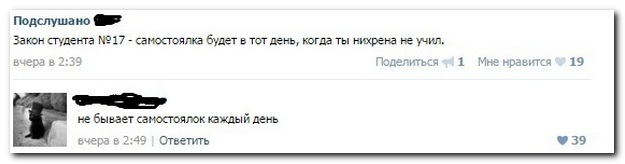 Комментарии из соцсетей, картинки