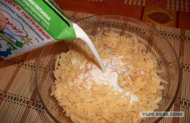 Курица под сырной подушкой