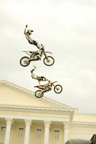 Неожиданный дебют на шоу Adrenaline FMX Rush
