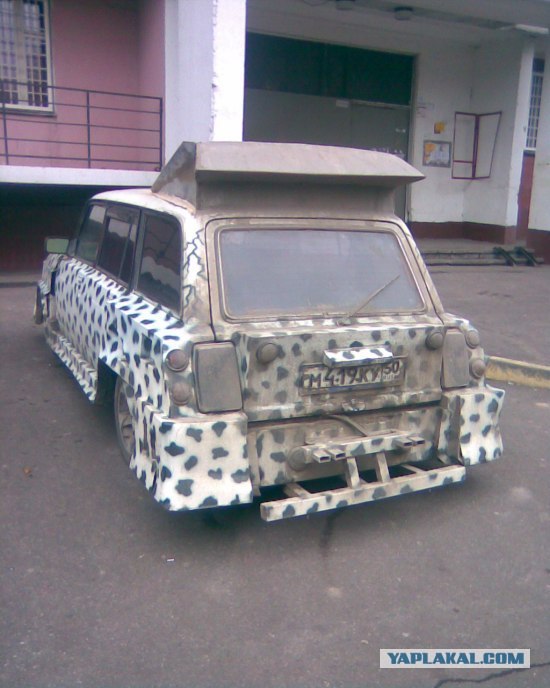 В Украине засекли авто с загадочным тюнингом