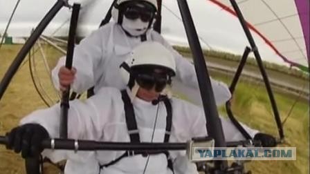 Появилось видео атаки на здание "Новой газеты"