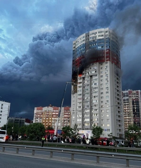 Атака дронов на Химки