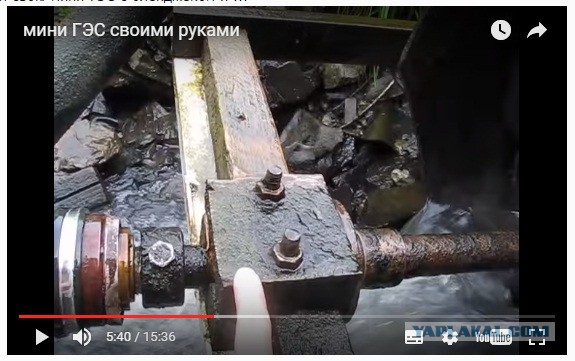 Самодельная мини-ГЭС
