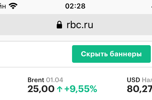 Цены на российскую нефть стали отрицательными