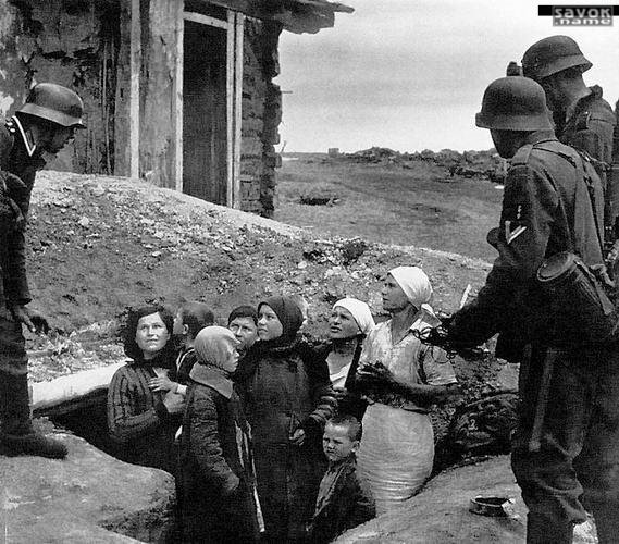Начало войны. Фото с той стороны