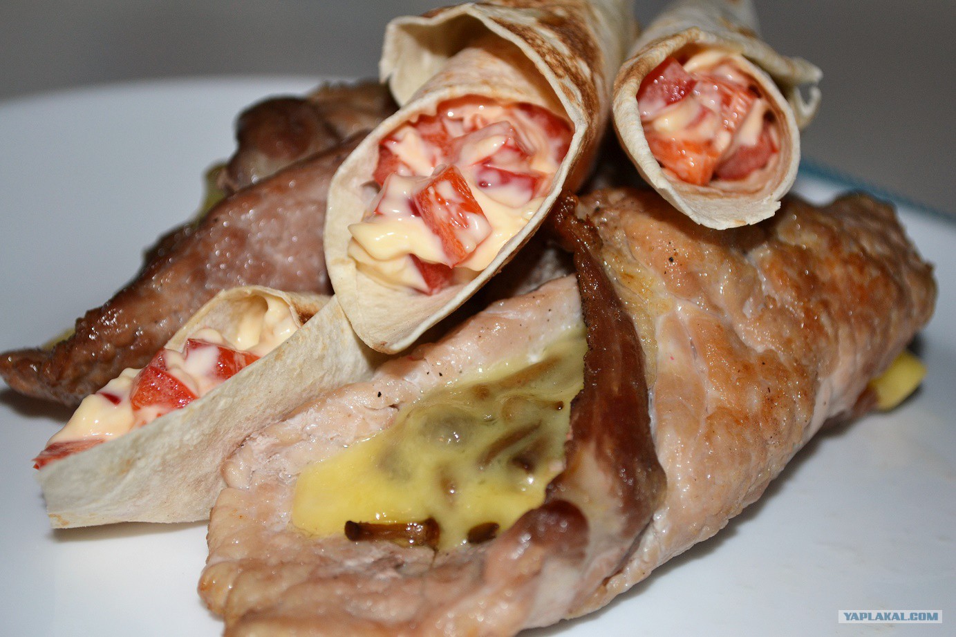 Трубочки с мясом